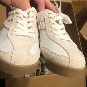 Tretorn White and Cream Athletic Shoes